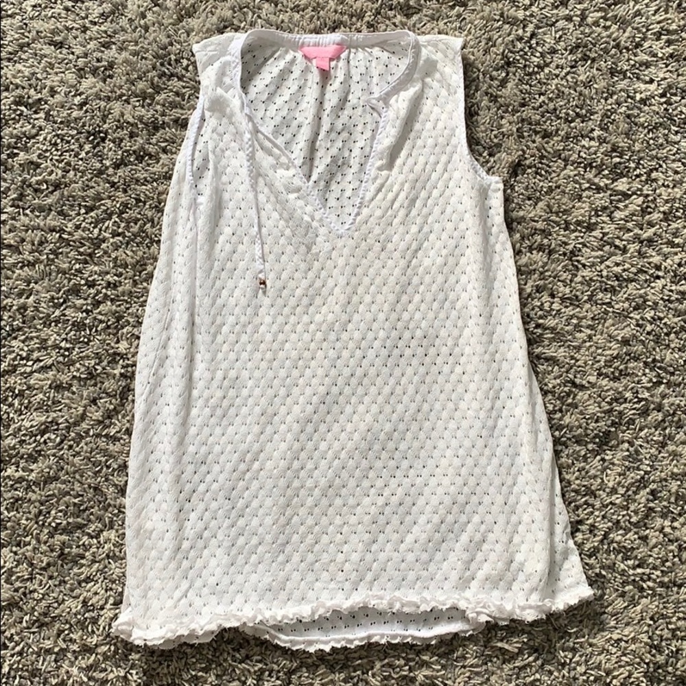 White Lily Pulitzer Cover Up